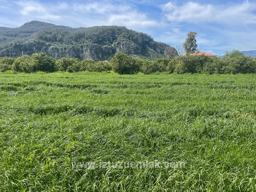 In Okçular Einem 736m2 Großen, 250m2 Großen Bau Genehmigten Verkäuflichen Grundstück
