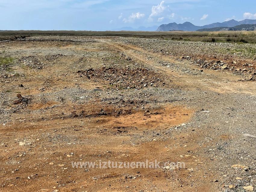 19.600 M² Großes Grundstück Zum Verkauf, Direkt An Der Straße Dalyan Iztuzu Beach Gelegen.