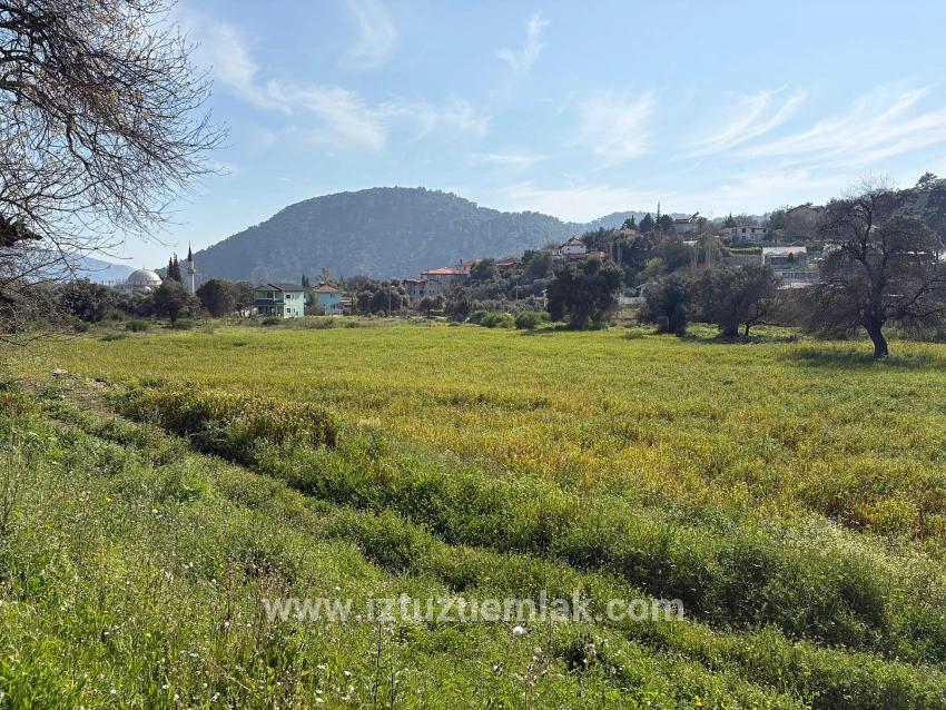 2.023 M² Großes Grundstück In Çandır Village, Köyceğiz, Zu Verkaufen, Mit Miteigentum Und Freiwilliger Aufteilung.