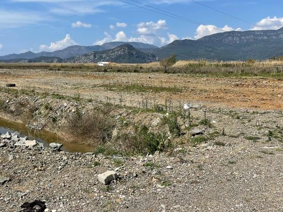 19.600 M² Großes Grundstück Zum Verkauf, Direkt An Der Straße Dalyan Iztuzu Beach Gelegen.