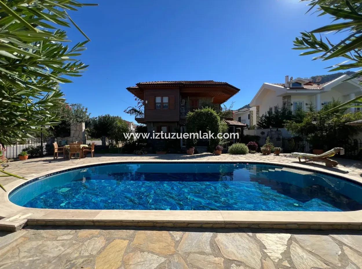Steinvilla Zum Verkauf Auf Einem 580M2 Großen Grundstück In Gulpinar, Dalyan