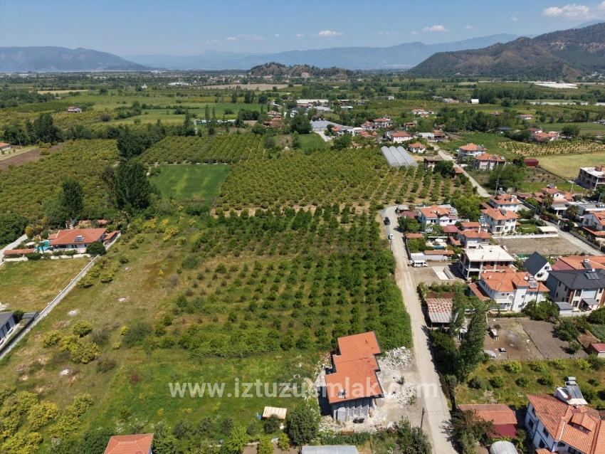 Land For Sale In Okçular, 1050m2, In The Village Residential Area.