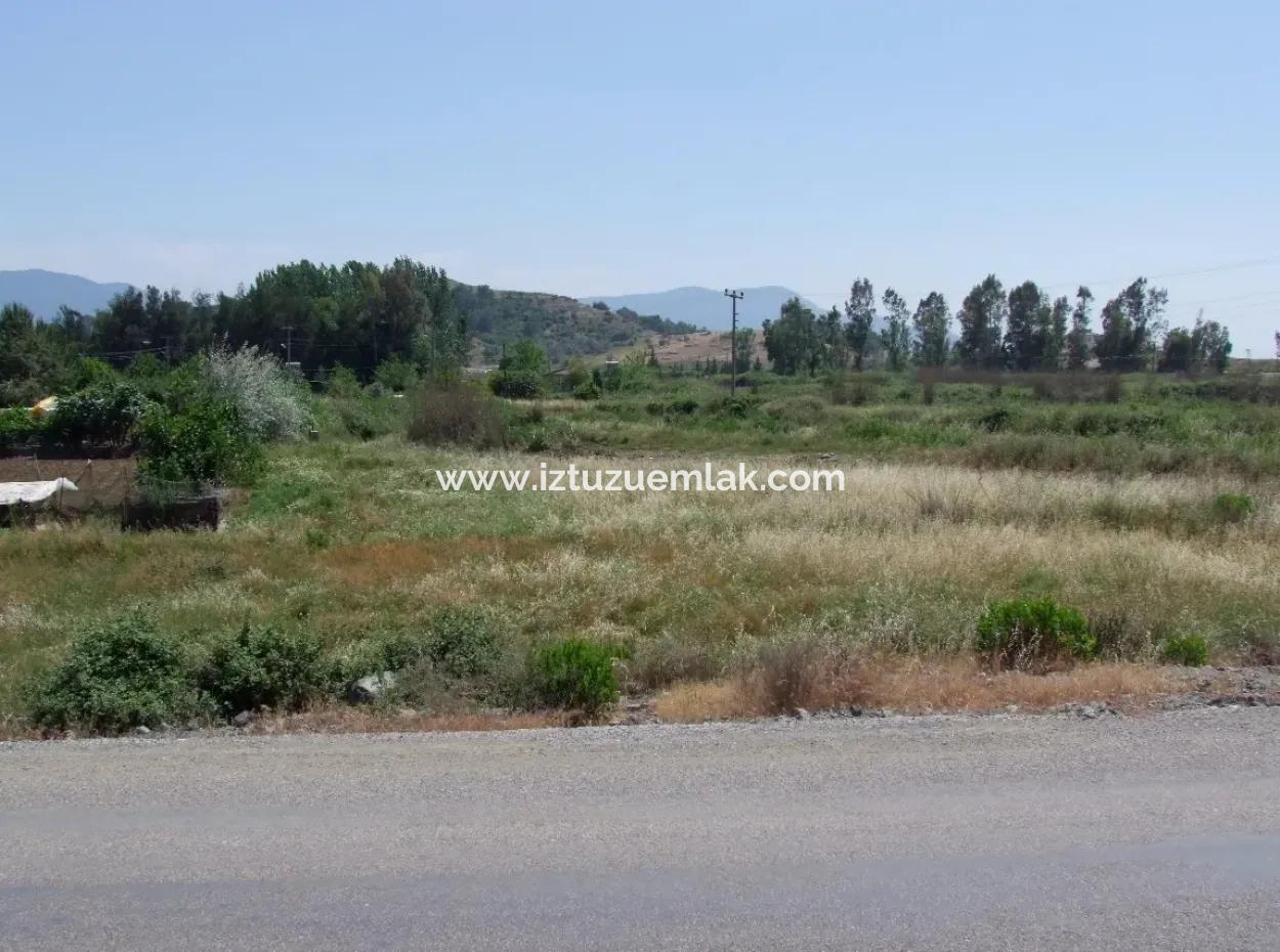 Commercial Plot 2500M2 Plot For Sale Bargain For Sale In Fethiye From The Main Road To Zero