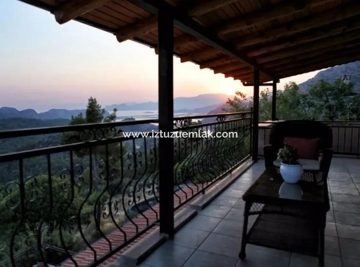 Villa Gokbel Dalyan Iztuzu Villa For Sale With Full Sea View For Sale In Gokbel
