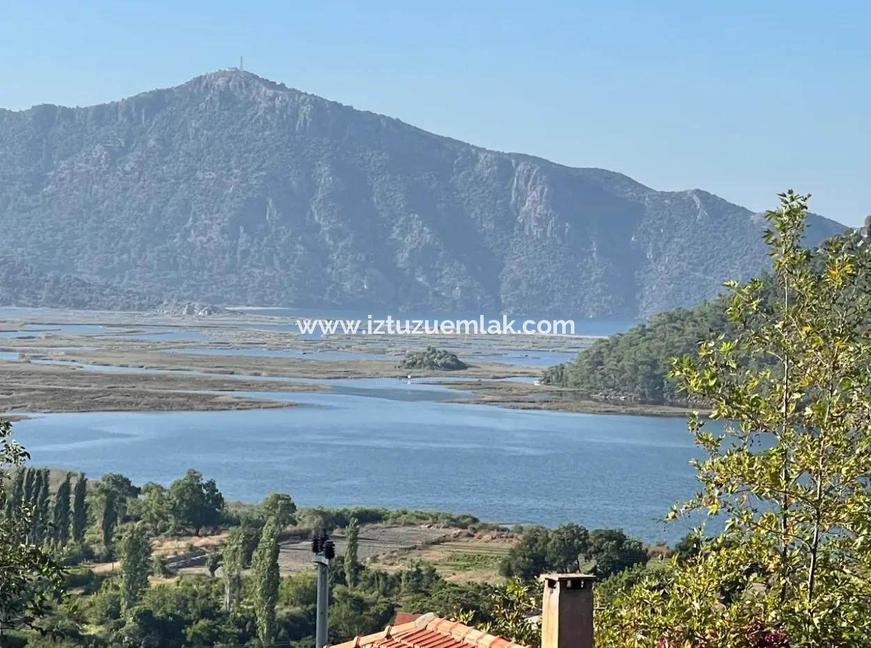 Çandır Full Sea And Lake View 500M2 2B Field For Sale