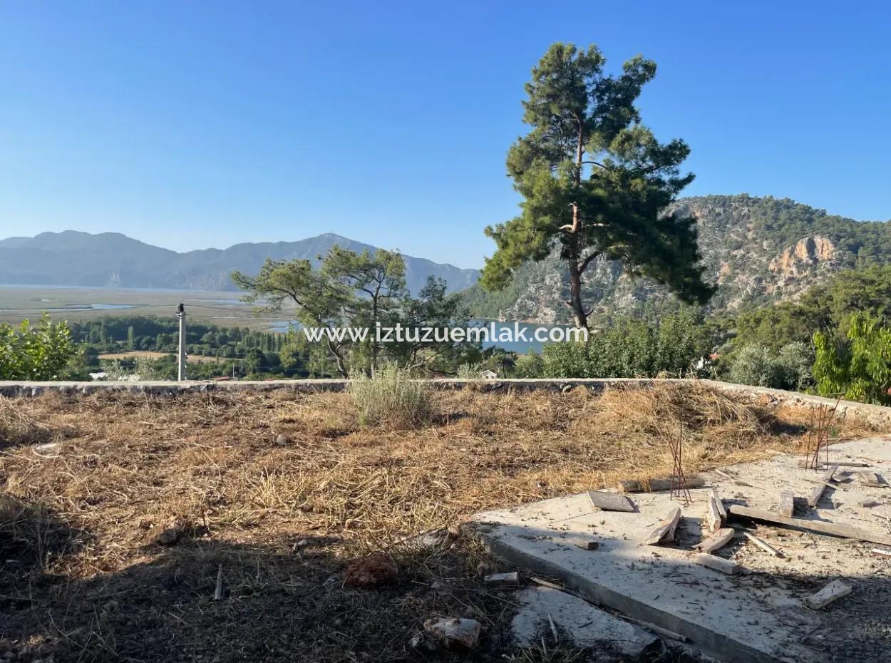 Çandır Full Sea And Lake View 500M2 2B Field For Sale