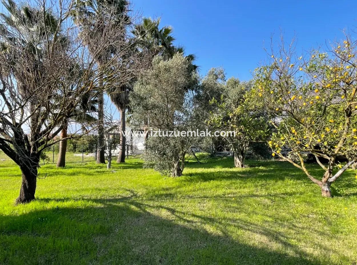 Single Storey House For Sale In A Plot Of 2882 M2 In Eskikoy