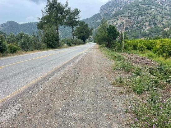 Gökbel'de İztuzu Plajı Yoluna Sıfır 7800m2 Satılık Arazi