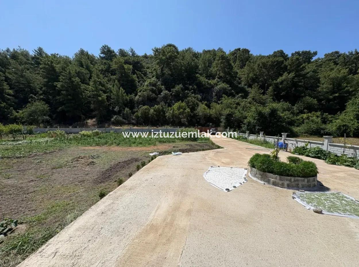 Dalyan Karadağ Mevkiinde 2500M2 Tarla İçerisinde 120M2 Müstakil Ahşap Ev