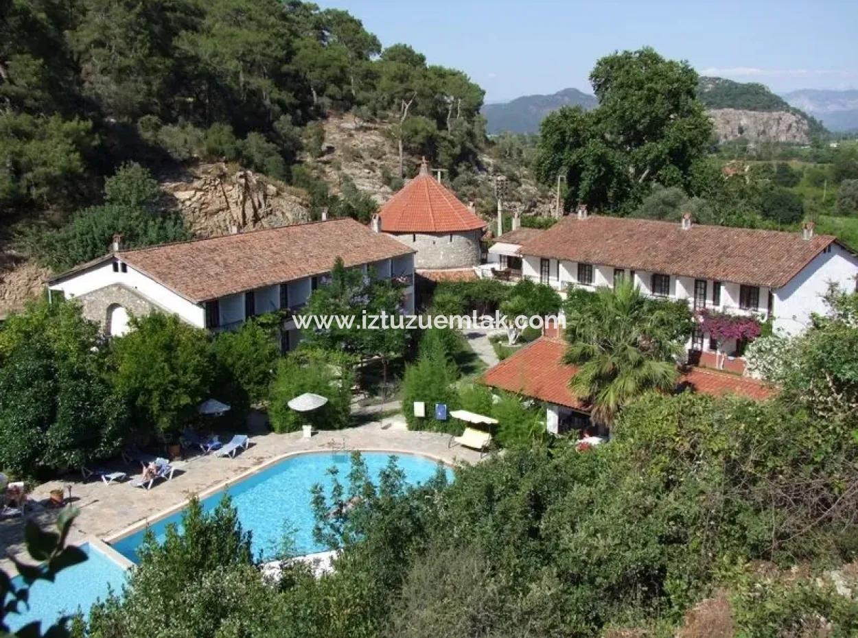 Çandır Satılık Otel Köyceğiz Dalyan Çandır 30 Odalı 5000M2 Arsa İçinde Satılık Otel